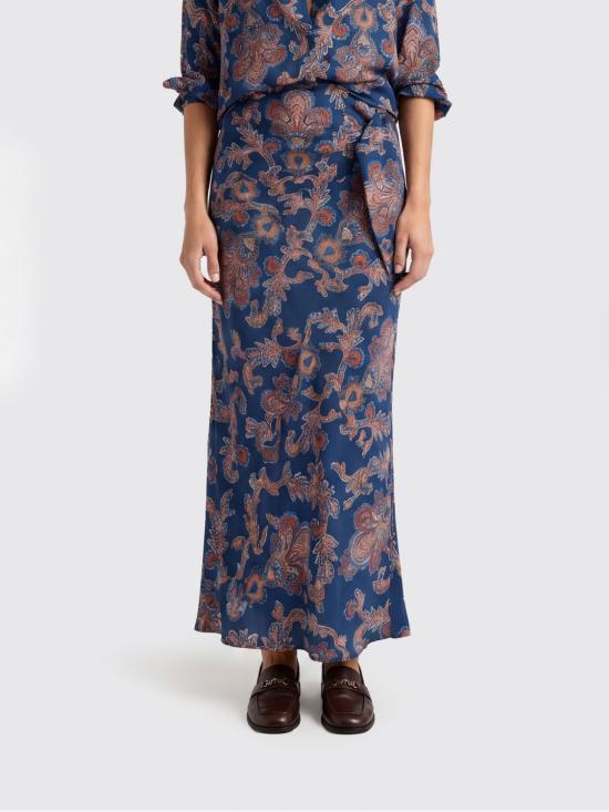 26SS 모모니 롱 스커트 265MMOSK001265MO03 8002 Blue
