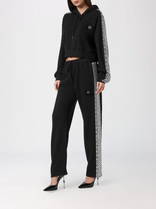 26SS 필립 플레인 후드 티셔츠 AAECWJB1887PTE003N 02 Black - PHILIPP PLEIN