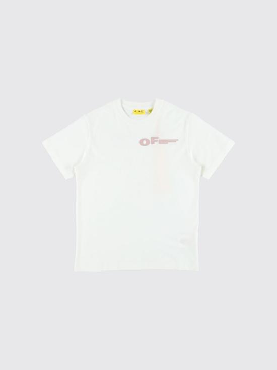 26SS [키즈] 오프화이트 티셔츠 OGAA001S26JER007 100 White