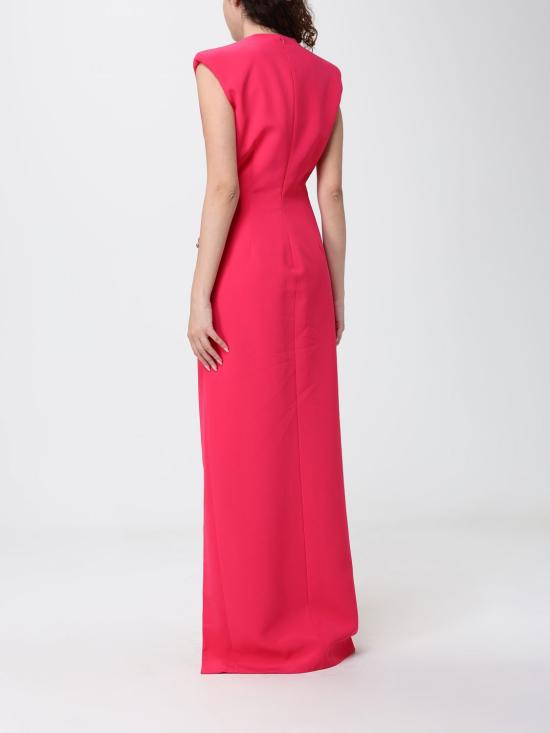 26SS 발망 롱 원피스 GF1RPB05VB00 4PK Fuchsia - BALMAIN