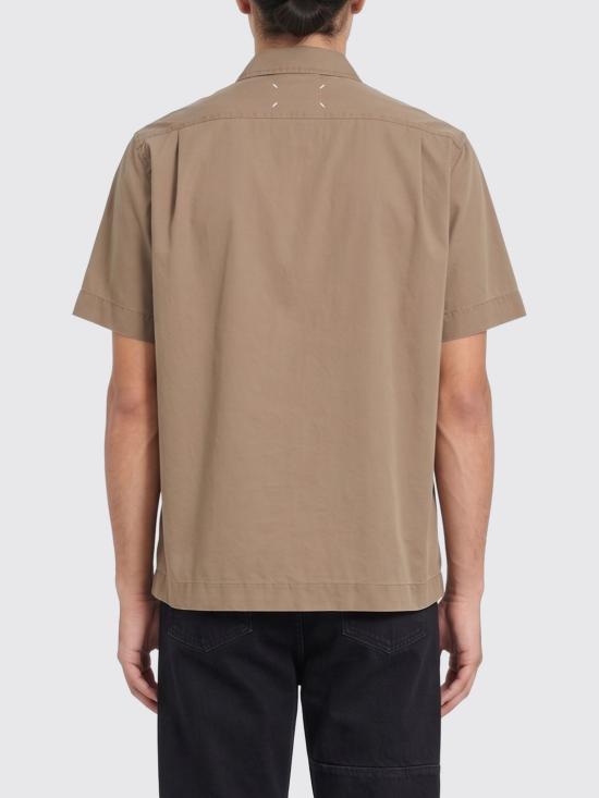 26SS MM6 메종마르지엘라 반팔 셔츠 SH0DR0008M35741 115 Beige - MM6 MAISON MARGIELA