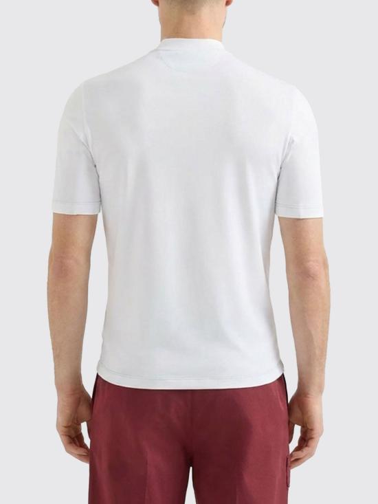 26SS 브루넬로 쿠치넬리 반팔 티셔츠 MW8641310F C159 White - BRUNELLO CUCINELLI