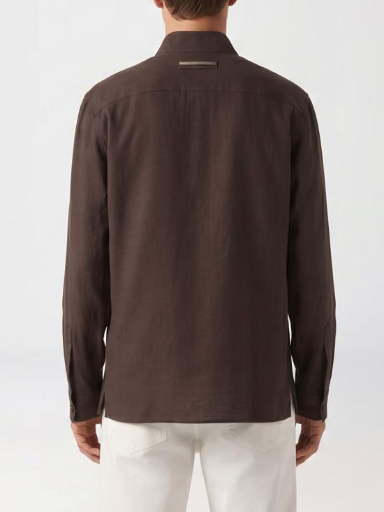 26SS 에르메네질도제냐 자켓 UHV71A3SOT54 M09 Brown - ERMENEGILDO ZEGNA
