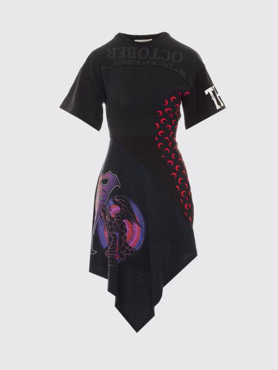 26SS 마린세르 미디 원피스 WDR465ASUJER0003 BK97 Black - MARINE SERRE