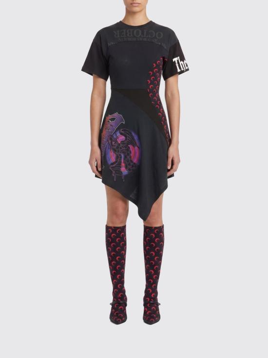 26SS 마린세르 미디 원피스 WDR465ASUJER0003 BK97 Black