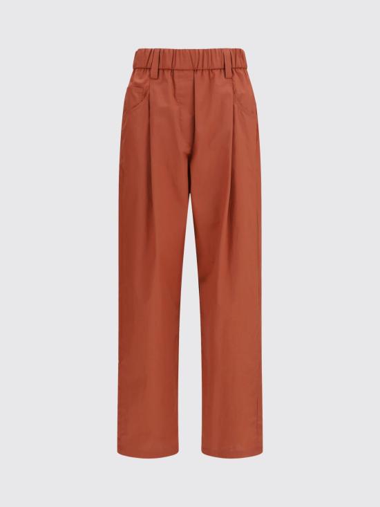 26SS 브루넬로 쿠치넬리 코튼 팬츠 M0H93P8907 C8604 Orange - BRUNELLO CUCINELLI