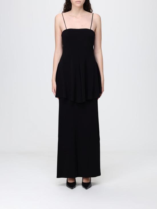 26SS 엠포리오 아르마니 롱 원피스 EW004431 AF14054 UC001 Black