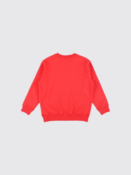 26SS [키즈] 오프화이트 티셔츠 OBBA001S26FLE001 600 Red - OFF WHITE
