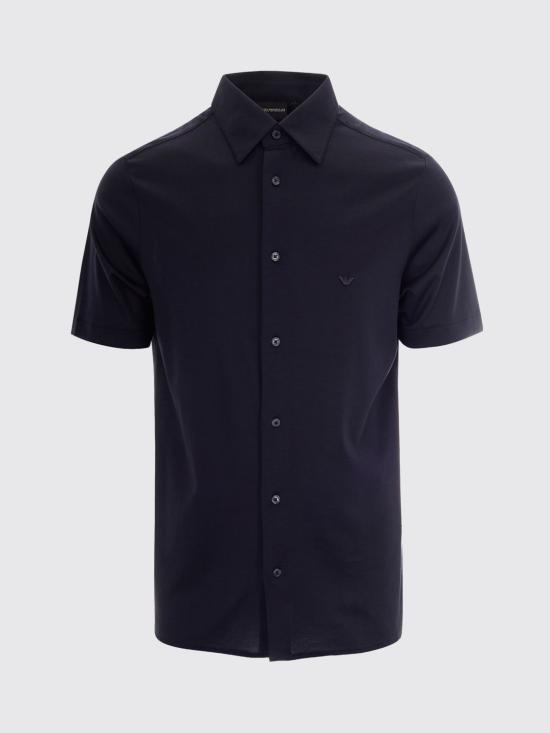 26SS 엠포리오 아르마니 반팔 셔츠 EM004603AF10017 UB118 Blue - EMPORIO ARMANI
