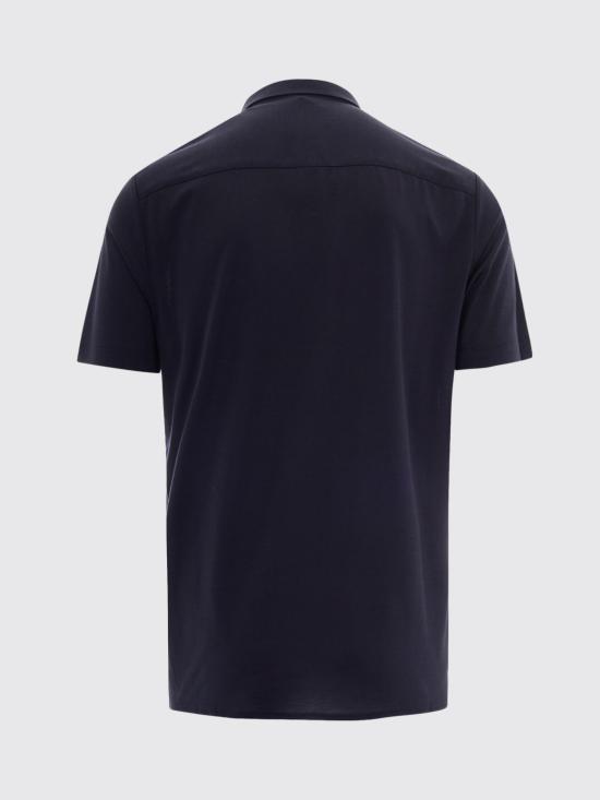 26SS 엠포리오 아르마니 반팔 셔츠 EM004603AF10017 UB118 Blue - EMPORIO ARMANI