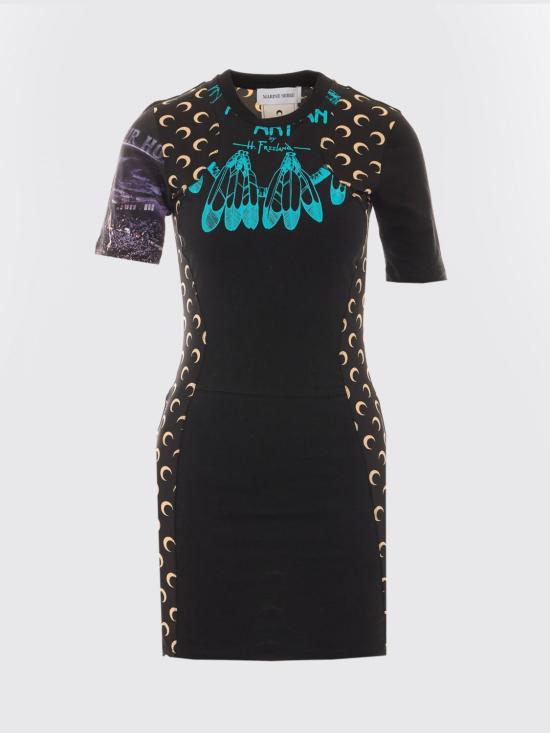 26SS 마린세르 숏 원피스 WDR484AXSUJER0003 BK87 Black - MARINE SERRE