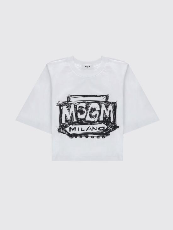 26SS [키즈] 엠에스지엠 티셔츠 S6MSJGTH1280 01 White