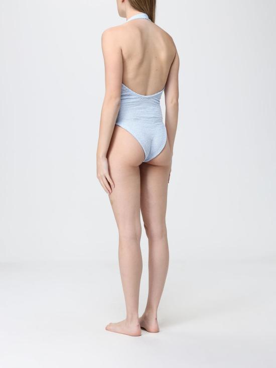 26SS 훈자 지 원피스 수영복 SADRIANAB METALLIC ICE BLUE Ice - HUNZA G