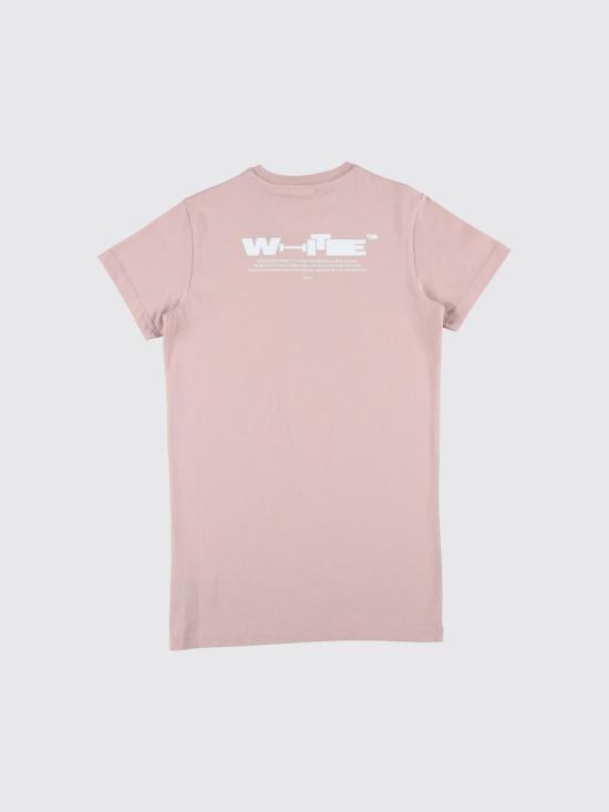 26SS [키즈] 오프화이트 티셔츠 OGDB030S26JER001 651 Beige - OFF WHITE