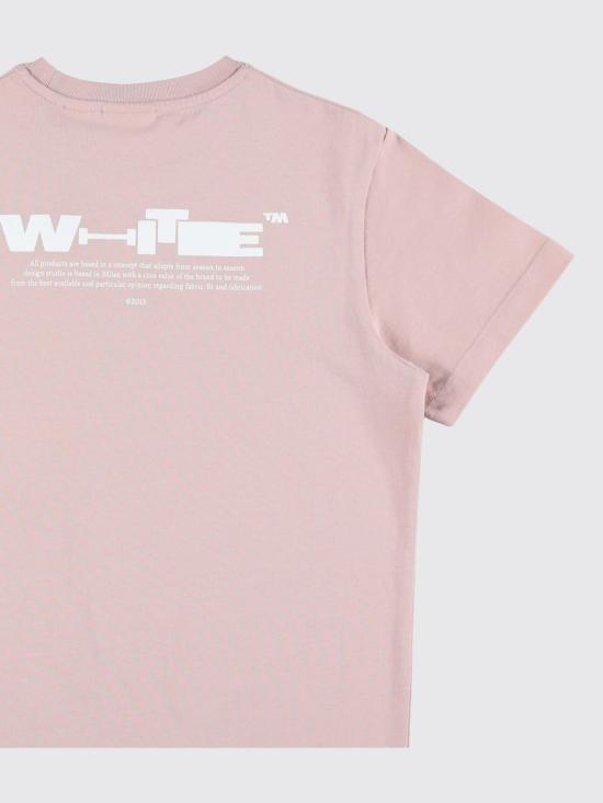 26SS [키즈] 오프화이트 티셔츠 OGDB030S26JER001 651 Beige - OFF WHITE
