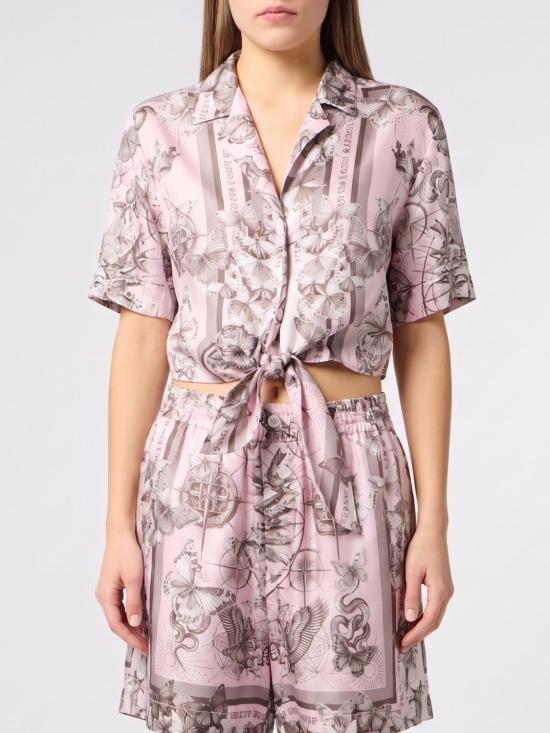 26SS 필립 플레인 블라우스 SAFCWRP0557PTE104N 03 Fuchsia