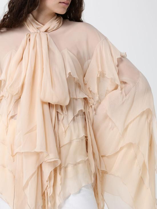 26SS 블루마린 탑 P644C230A N0147 Beige - BLUMARINE