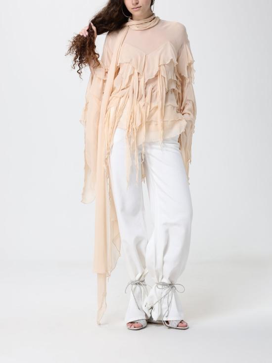 26SS 블루마린 탑 P644C230A N0147 Beige - BLUMARINE