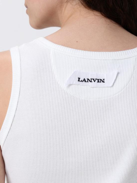 26SS 랑방 반팔 티셔츠 RWT00012J047P26 00 White - LANVIN