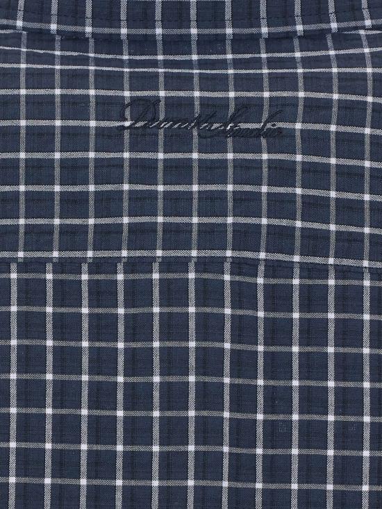 26SS 던스트 셔츠 UDSH6B133BK BLACK CHECK Blue - DUNST