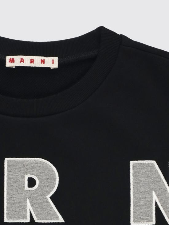 26SS [키즈] 마르니 티셔츠 M01193M00V0 0M90D Black 1 - MARNI