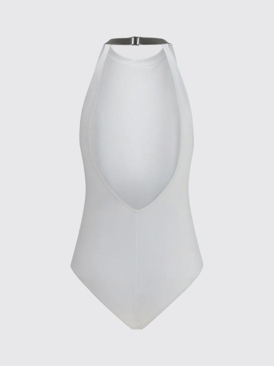26SS 브루넬로 쿠치넬리 원피스 수영복 ML902VS899 C001 White - BRUNELLO CUCINELLI
