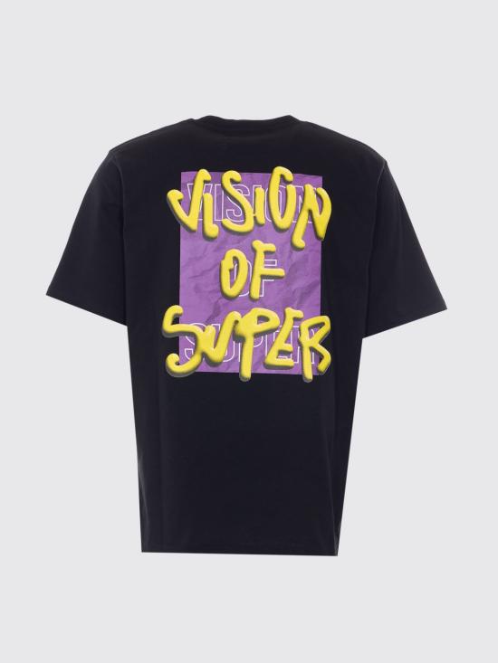 26SS 비전오브슈퍼 반팔 티셔츠 VS096TE Black - VISION OF SUPER