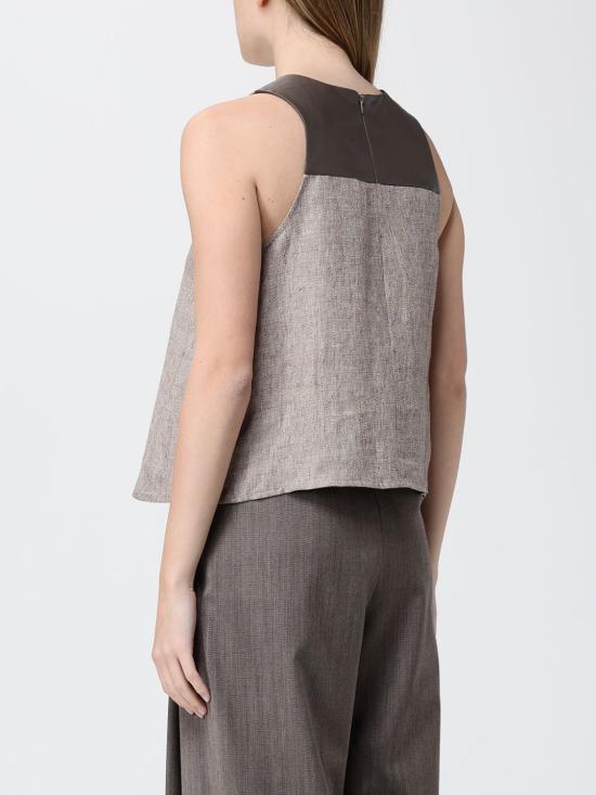 26SS 엠포리오 아르마니 민소매 티셔츠 EW003618AF21546 U1052 Nude - EMPORIO ARMANI