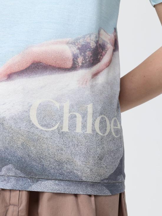 26SS 끌로에 반팔 티셔츠 CH26UJH11288 107 Multicolor - CHLOE