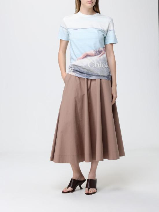 26SS 끌로에 반팔 티셔츠 CH26UJH11288 107 Multicolor - CHLOE