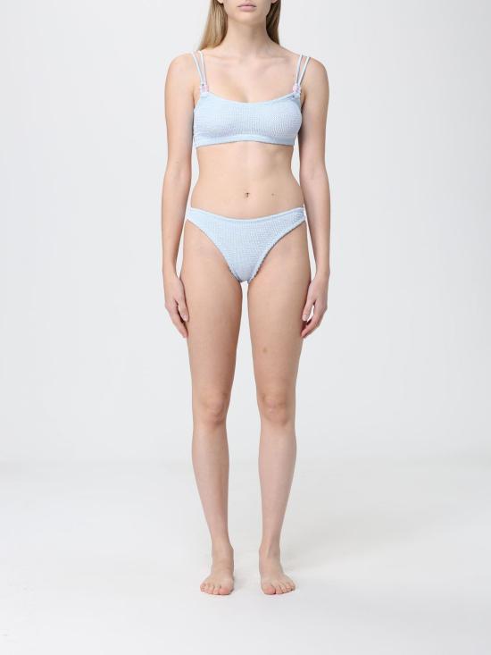 26SS 훈자 지 원피스 수영복 BCASSIE METALLIC ICE BLUE Ice