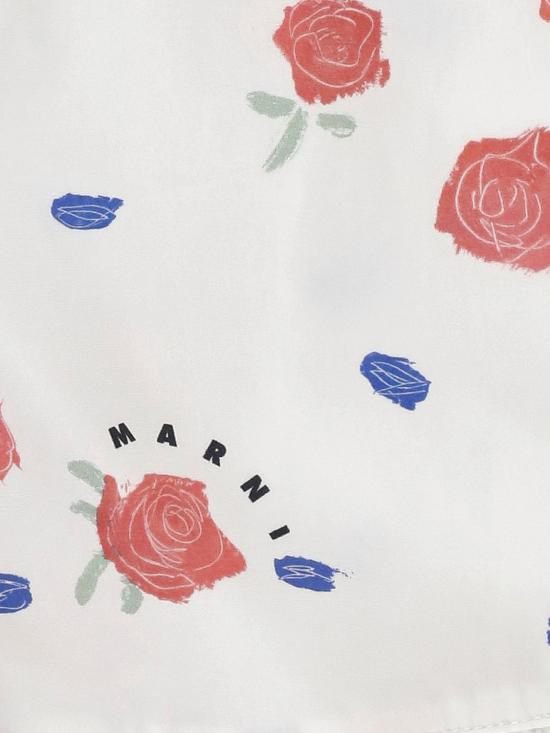 26SS [키즈] 마르니 쇼츠/버뮤다 M01700M00WA0 M100 White - MARNI