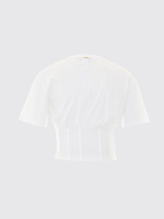 26SS 트윈셋 반팔 티셔츠 261TT2440 00001 White - TWINSET