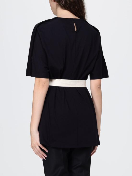 26SS 랑방 반팔 티셔츠 RWTS0020J055P26 10 Black - LANVIN
