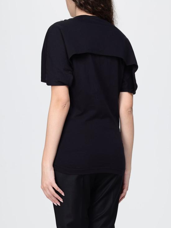 26SS 랑방 반팔 티셔츠 RWTS0023J055P26 10 Black - LANVIN