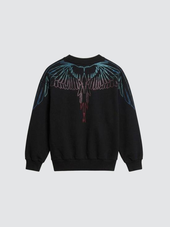 26SS [키즈] 컨트리 오브 밀란 티셔츠 S6CMJGSW111 110 Black - COUNTY OF MILAN