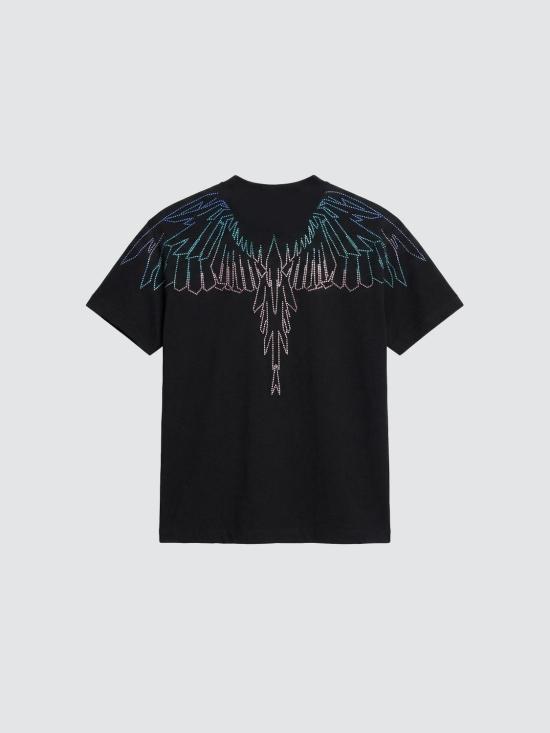 26SS [키즈] 컨트리 오브 밀란 티셔츠 S6CMJGTH110 110 Black - COUNTY OF MILAN
