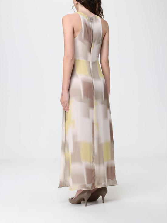 26SS 알마니 롱 원피스 XW001963AF21554 F1060 Yellow - ARMANI