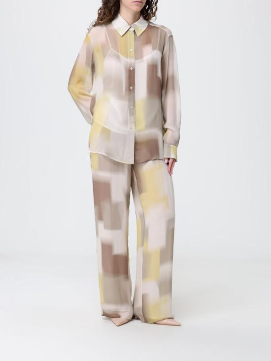 26SS 알마니 팔라초 팬츠 XW002300AF21554 F1060 Yellow - ARMANI