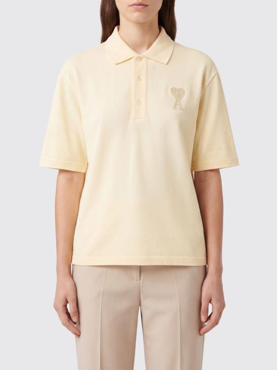 26SS 아미 폴로 티셔츠 UPL428DJE0221 136 Beige