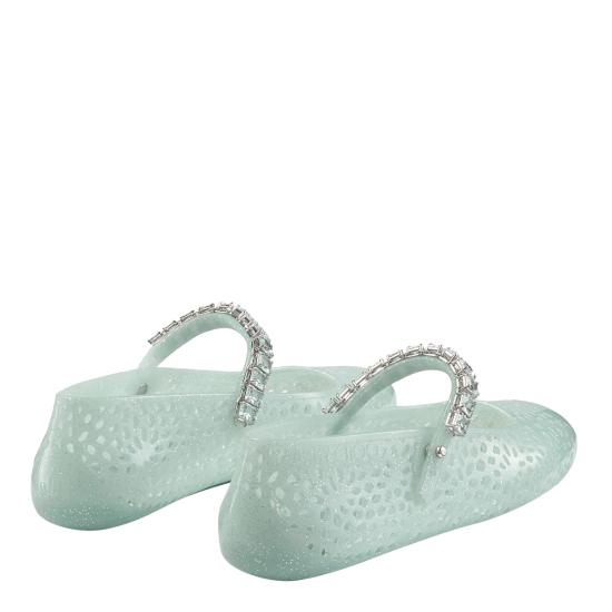 26FW 지미추 플랫 슈즈 THE JELLY NTXLIGHT VERDE Green - JIMMY CHOO