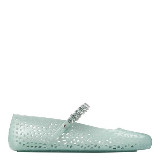 26FW 지미추 플랫 슈즈 THE JELLY NTXLIGHT VERDE Green