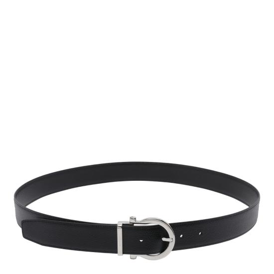26FW 살바토레 페라가모 가죽 벨트 675140 679781NERO Black