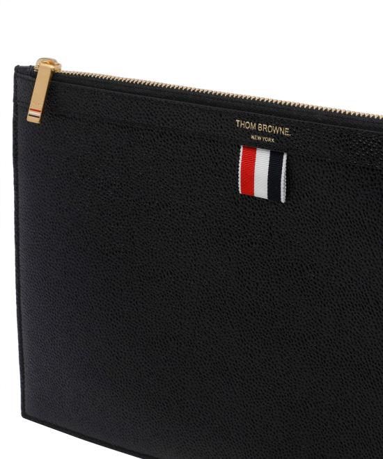 26FW 톰브라운 스몰 태블릿 클러치 MAC019L 00198001 Black - THOM BROWNE