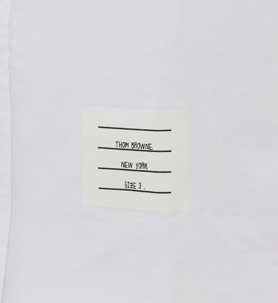 26FW 톰브라운 옥스포드 숏 슬리브 셔츠 MWS239E F0313100 - THOM BROWNE