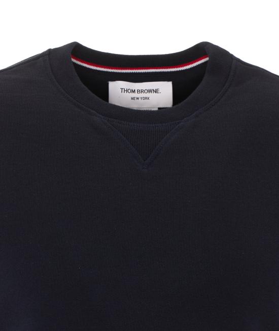 26FW 톰브라운 로고 패치 엔지니어드 4바 스웨트셔츠 MJT021H 00535461 BLUE - THOM BROWNE