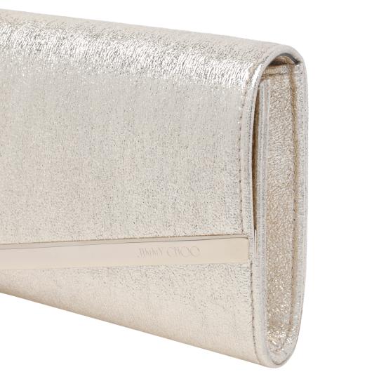 26FW 지미추 클러치/파우치 EMMIE DXBPLATINUM ICE LIGHT GOLD Gold - JIMMY CHOO