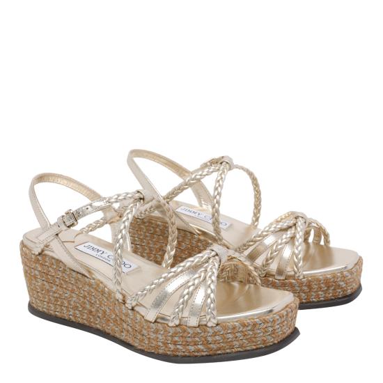 26FW 지미추 샌들 NYRA 60 ZKTSOFT GOLD MIX - JIMMY CHOO