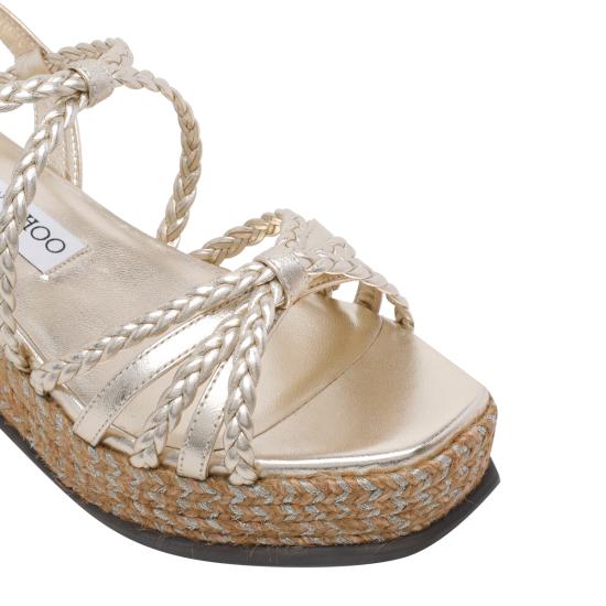 26FW 지미추 샌들 NYRA 60 ZKTSOFT GOLD MIX - JIMMY CHOO