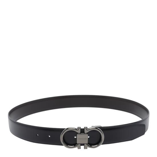 26FW 살바토레 페라가모 가죽 벨트 694531 679938NERO Black